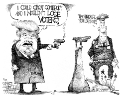 TRUMPS LOYAL VOTERS by John Darkow