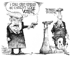 TRUMPS LOYAL VOTERS by John Darkow