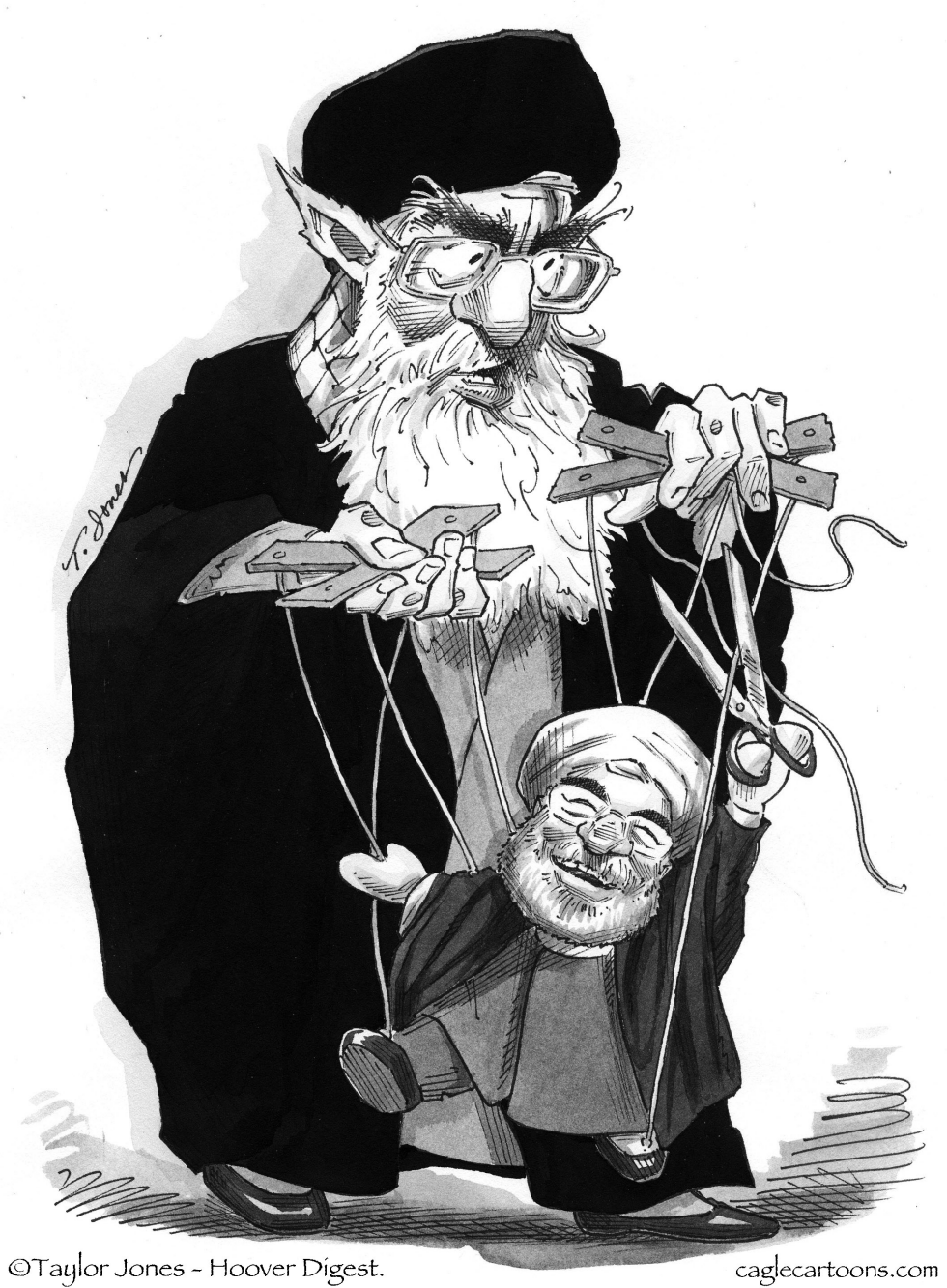  KHAMENEI AND ROUHANI by Taylor Jones