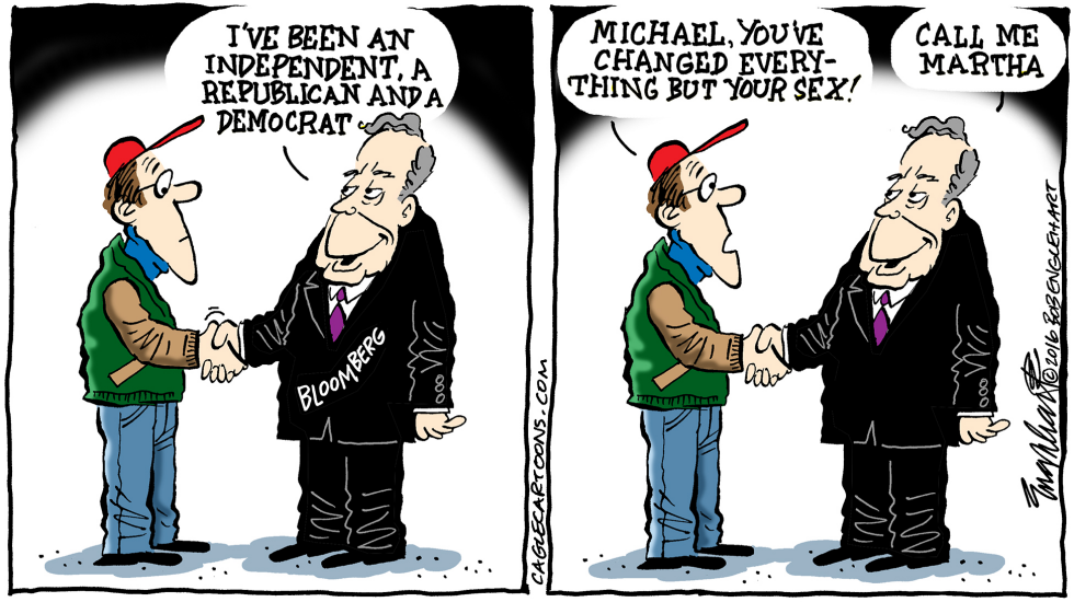  MICHAEL BLOOMBERG by Bob Englehart