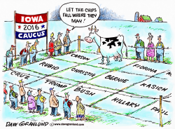 IOWA CAUCUS 2016 by Dave Granlund