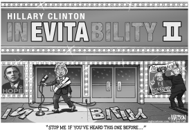 HILLARY CLINTON IS EVITA IN INEVITABILITY II by RJ Matson