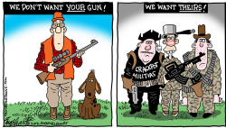 OREGON MILITIA by Bob Englehart