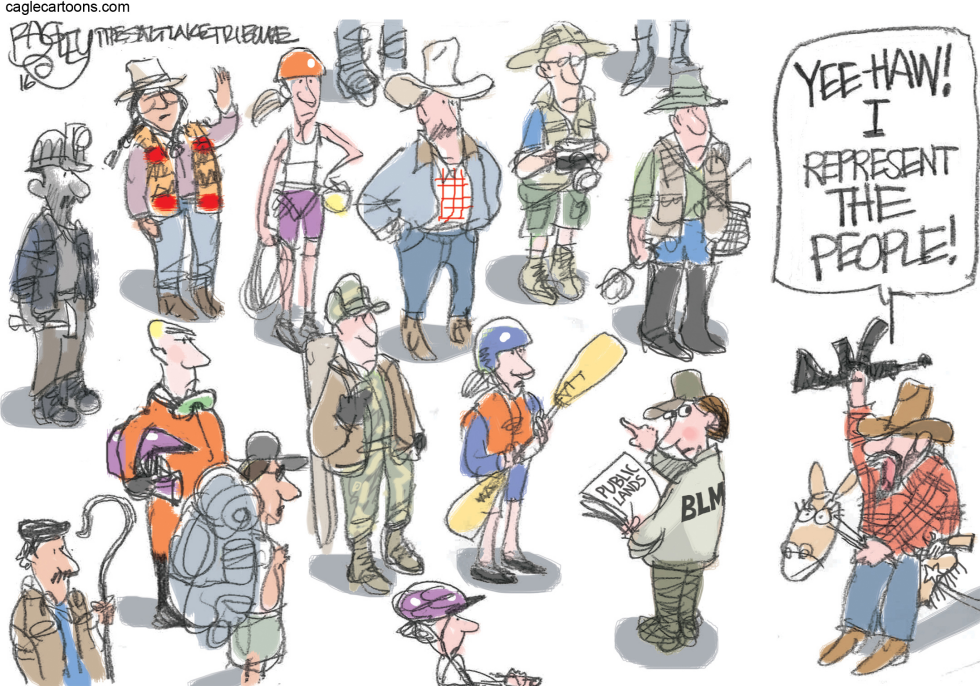  BUNDY AND BLM by Pat Bagley