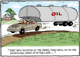 CHINA SUCKS UP OIL by Bob Englehart