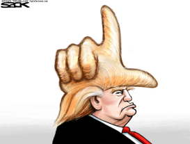 HUUUUGE LOSER by Steve Sack