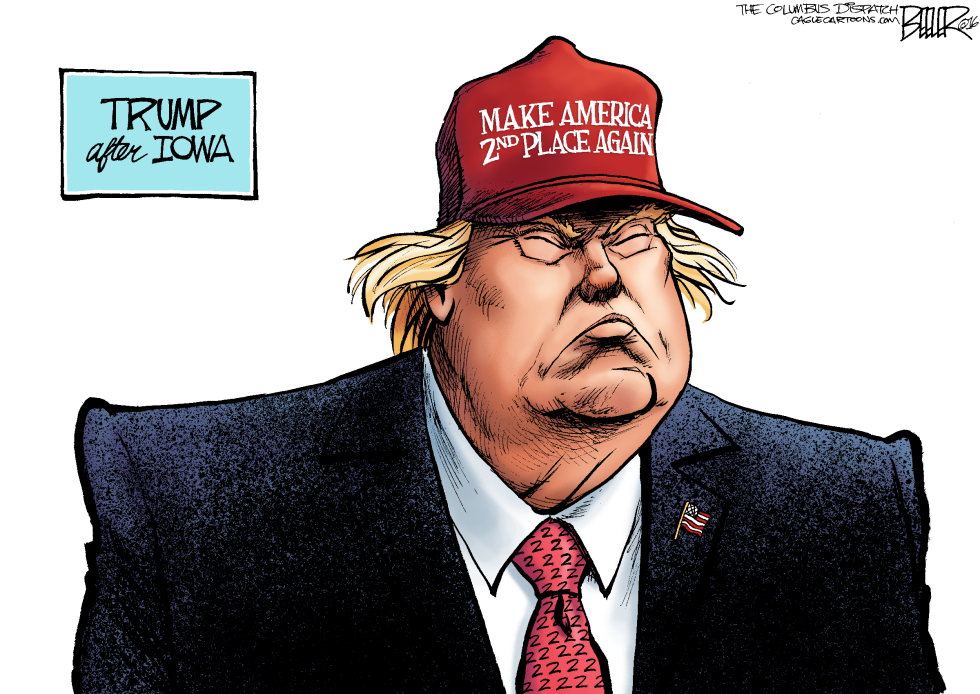  TRUMP AFTER IOWA by Nate Beeler