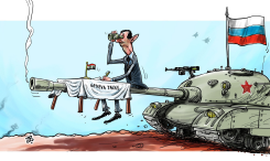 ASSAD GENEVA TALKS  by Emad Hajjaj