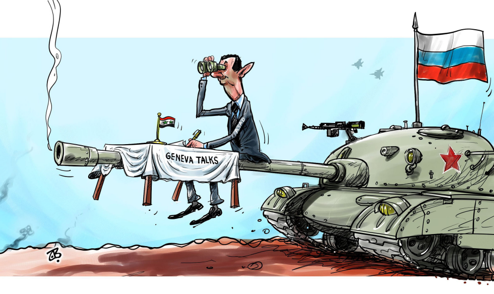  ASSAD GENEVA TALKS  by Emad Hajjaj