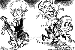 BERNIECLINTON by Milt Priggee