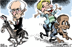 BERNIE CLINTON by Milt Priggee