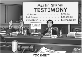 MARTIN SHKRELI SETS HIGH PRICE FOR CONGRESSIONAL TESTIMONY by RJ Matson