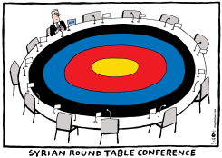 SYRIAN PEACE TALKS by Schot