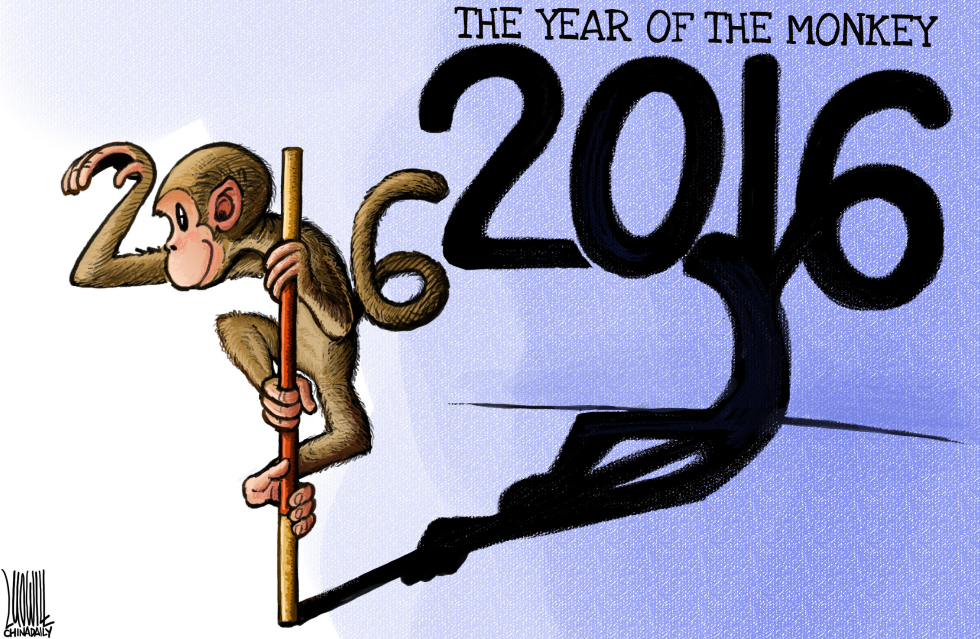  THE YEAR OF THE MONKEY by Luojie