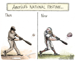 AMERICA'S PASTIME by Adam Zyglis