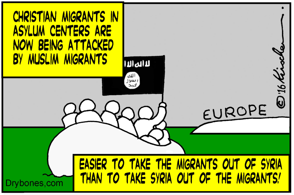  CHRISTIAN MIGRANTS ATTACKED BY MUSLIMS by Yaakov Kirschen