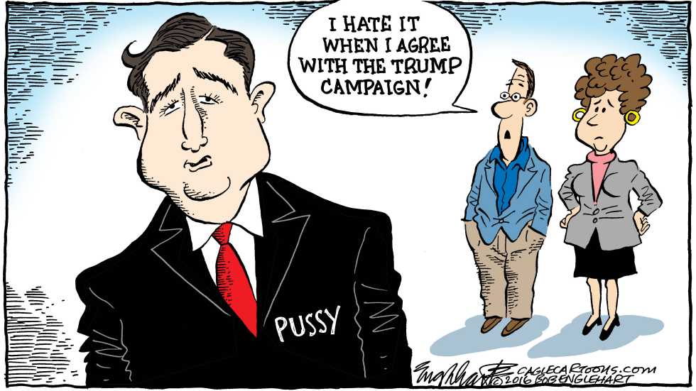  PUSSY CRUZ by Bob Englehart