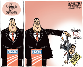 CHRISTIE AND RUBIO by John Cole