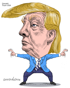 DONALD TRUMP USA by Arcadio Esquivel