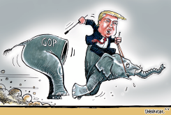 REPUBLICANS DIVIDED OVER BAD WORDS by Sabir Nazar