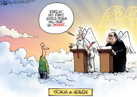 RIP JUSTICE SCALIA by Nate Beeler