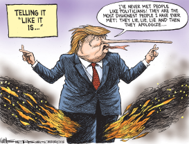 TELLING IT LIKE IT IS by Kevin Siers