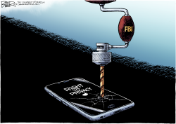 IPHONE CRACKS by Nate Beeler