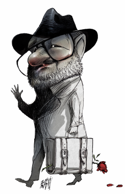 ADIóS A UMBERTO ECO  by Angel Boligan