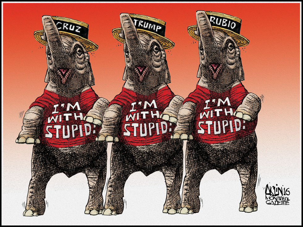  REPUBLICAN HOPEFULS by Aislin