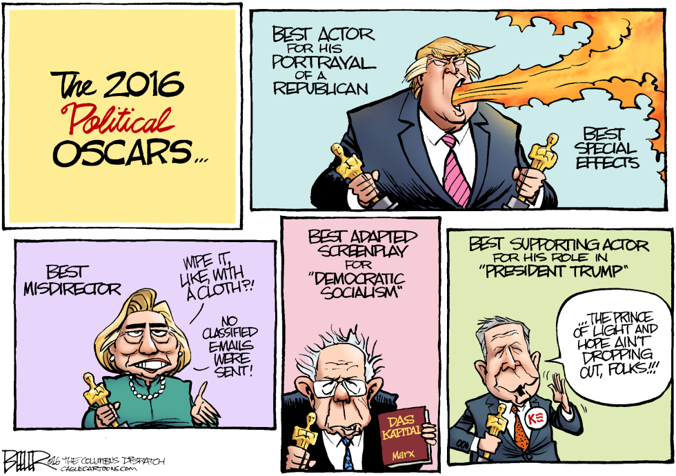  POLITICAL OSCARS by Nate Beeler