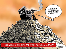 SYRIAN DEATH TOLL by Paresh Nath