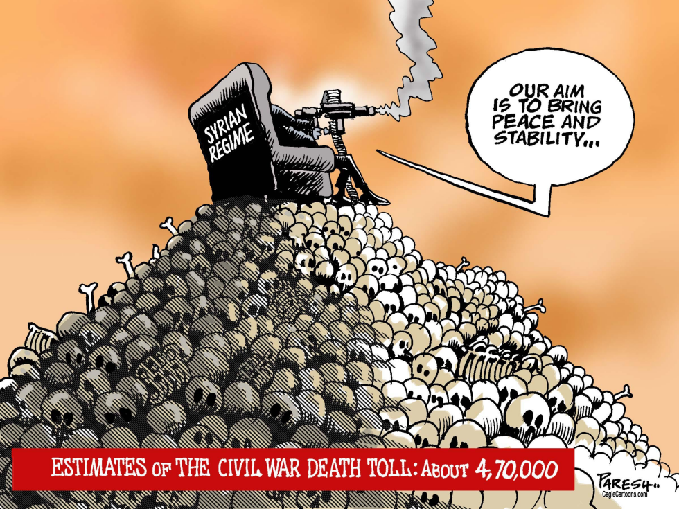  SYRIAN DEATH TOLL by Paresh Nath