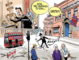 BREXIT DIVIDES BRITAIN by Paresh Nath