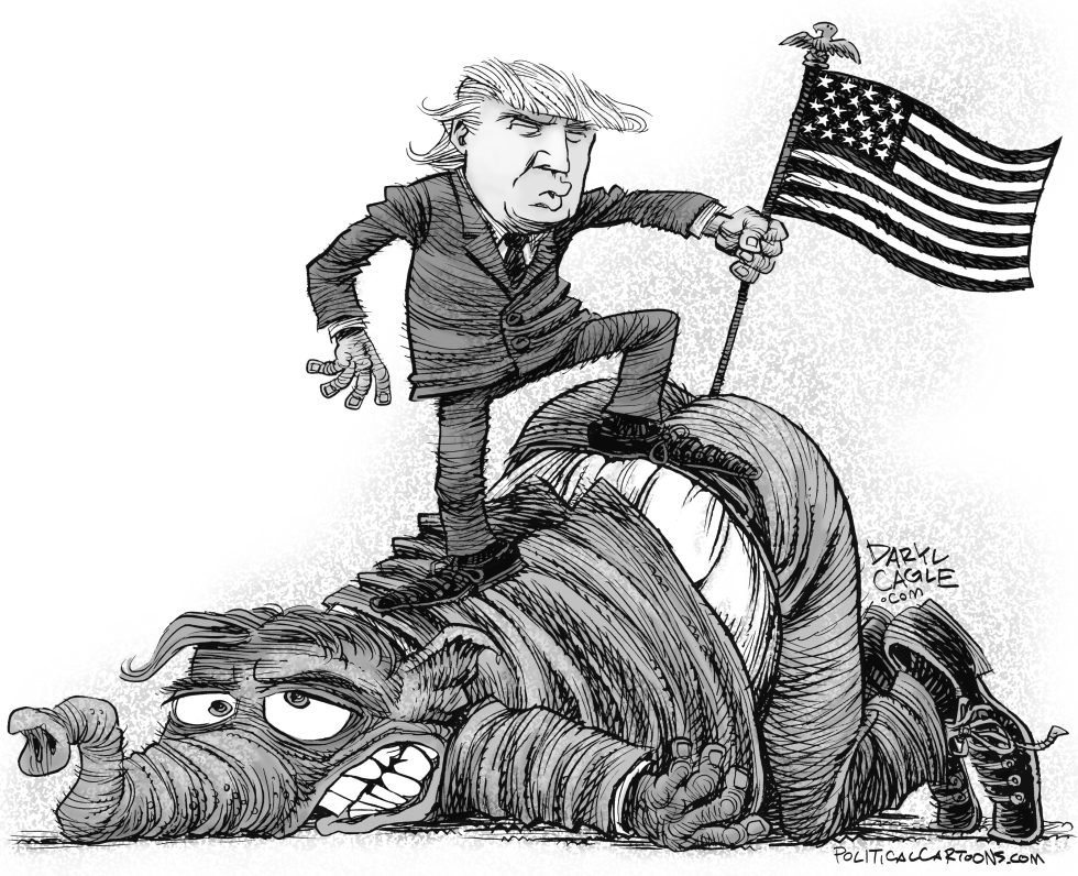  TRUMP CONQUISTA AL GOP by Daryl Cagle