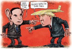 TRUMP AND RUBIO by Daryl Cagle