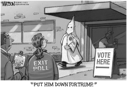 KKK VOTER FOR TRUMP by RJ Matson