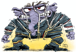 SHATTERED REPUBLICANS by Daryl Cagle