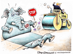 STOPPING TRUMP by Dave Granlund