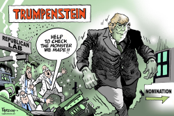 TRUMPENSTEIN by Paresh Nath