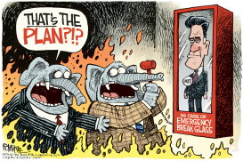 MITT EMERGENCY by Rick McKee