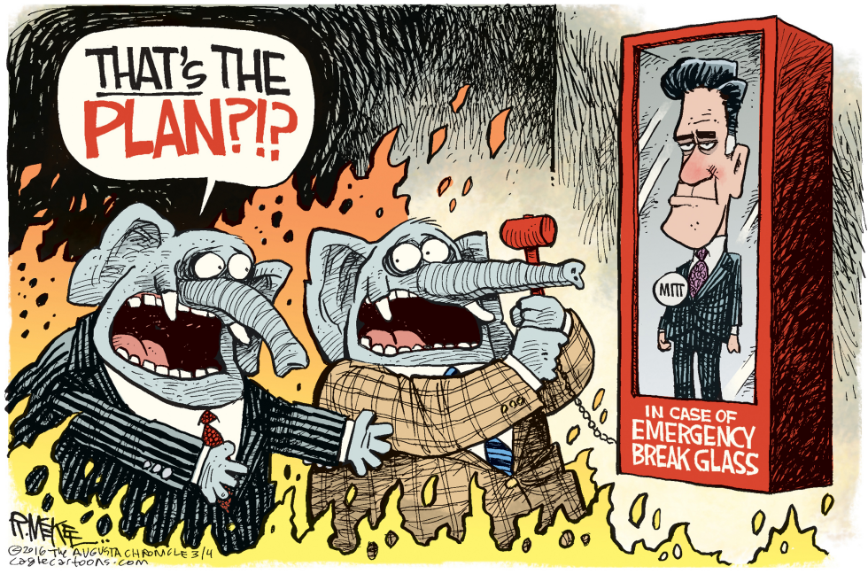  MITT EMERGENCY by Rick McKee