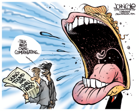 TRUMP'S MOUTH by John Cole