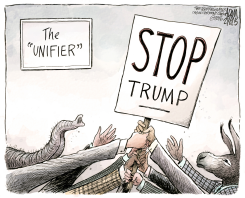 TRUMP THE UNIFIER by Adam Zyglis