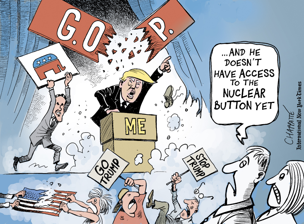  SELF- DESTRUCTION OF THE REPUBLICAN PARTY by Patrick Chappatte