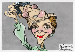 NANCY REAGAN by Milt Priggee