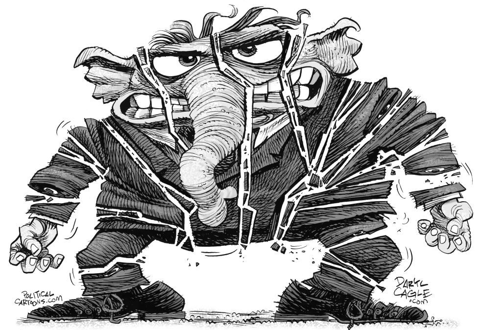  REPUBLICANOS DESTROZADOS by Daryl Cagle