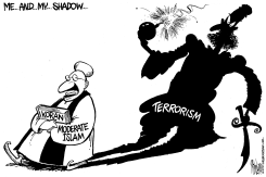 ME AND MY TERRORISM SHADOW by Mike Lane