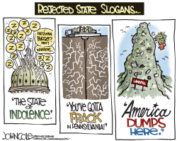 LOCAL PA  REJECTED STATE SLOGANS by John Cole