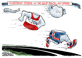 STATE OF THE GOP RACE by Jeff Koterba