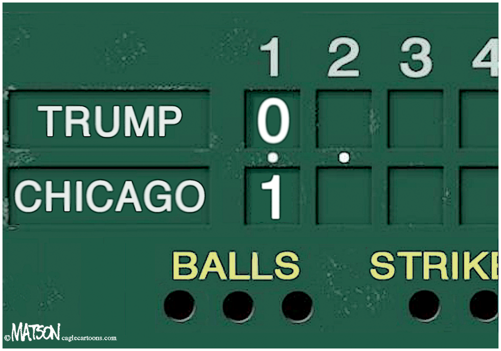  CHICAGO 1 TRUMP 0  by RJ Matson